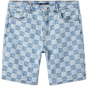 NAME IT Boy's NLMCHECKIZZA DNM DAD shorts, Medium Blue Denim/Checks: Checks, 176, Medium blå denim/kontroller: checkar, 176 cm NAME IT Boy's NLMCHECKIZZA DNM DAD shorts, Medium Blue Denim/Checks: Checks, 176, Medium blå denim/kontroller: checkar, 176 cm