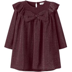 NAME IT Nmfroisin M Ls Dress, Burgund, 92