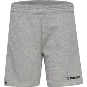 hummel hmlMOVER Bermuda shorts i bomull, barn, grå melange, 140 hummel hmlMOVER Bermuda shorts i bomull, barn, grå melange, 140