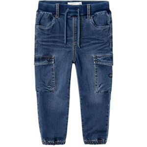 NAME IT Namn det pojke cargojeans baggy fit, Mörkblå denim, 86 NAME IT Namn det pojke cargojeans baggy fit, Mörkblå denim, 86