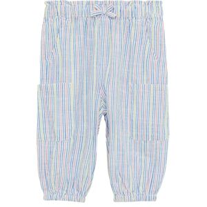 s.Oliver bekväma cargobyxor i linneutseende, Himmelsblå, 92 s.Oliver bekväma cargobyxor i linneutseende, Himmelsblå, 92