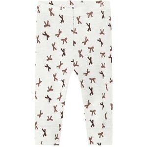 NAME IT dam Nbfwang ull rib leggings AOP, Snövit, 80 NAME IT dam Nbfwang ull rib leggings AOP, Snövit, 80