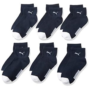 PUMA Unisex Baby CLSSC strumpa (6-pack), Ny marinblå/vit, 15-18 EU PUMA Unisex Baby CLSSC strumpa (6-pack), Ny marinblå/vit, 15-18 EU