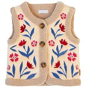 Noppies Baby flicka Gilet Ferin ärmlös tröja, Buttercream P959, 56 cm Noppies Baby flicka Gilet Ferin ärmlös tröja, Buttercream P959, 56 cm