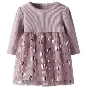 NAME IT Nbfrosally Ls klänning, Keepsake Lilac, 50