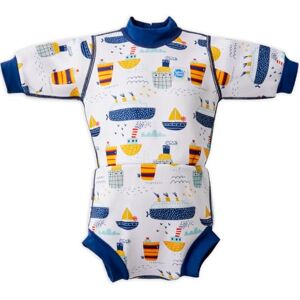 Splash About Happy Nappy™ Våtdräkt med simblöja, Tug Boats, 6-14 månader Splash About Happy Nappy™ Våtdräkt med simblöja, Tug Boats, 6-14 månader