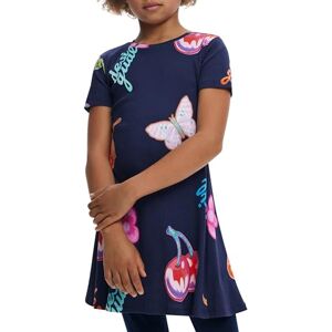 Desigual Unisex barn 25wgvk13 klänning, blå, 6 år Desigual Unisex barn 25wgvk13 klänning, blå, 6 år
