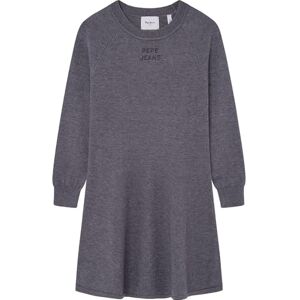 Pepe Jeans flickors Wandie klänning, Grå (Mörkgrå Marl), 4 år Pepe Jeans flickors Wandie klänning, Grå (Mörkgrå Marl), 4 år