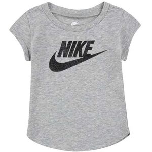 NIKE Futura S/S T-tröja för flickor, Dk Grey Heather, 18 månader NIKE Futura S/S T-tröja för flickor, Dk Grey Heather, 18 månader