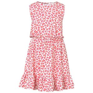 NAME IT Girl klänning ärmlös, papaya stans, 122 NAME IT Girl klänning ärmlös, papaya stans, 122