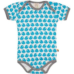 loud + proud Unisex baby kortärmad av ekologisk bomull, GOTS certifierad body, Blå (Petrol Pe), 86/92 cm loud + proud Unisex baby kortärmad av ekologisk bomull, GOTS certifierad body, Blå (Petrol Pe), 86/92 cm