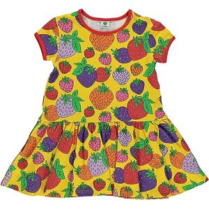 Småfolk Flicka kortärmad med jordgubbsklänning, GUL, 11-12 år Småfolk Flicka kortärmad med jordgubbsklänning, GUL, 11-12 år