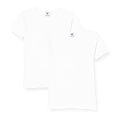 Petit Bateau kortärmad T-shirt för pojkar (2-pack), Variant 1, 10 År Petit Bateau kortärmad T-shirt för pojkar (2-pack), Variant 1, 10 År