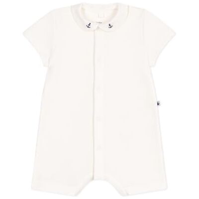 Petit Bateau unisex babykombination, Vit, 0 månader Petit Bateau unisex babykombination, Vit, 0 månader
