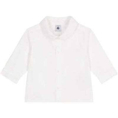 Petit Bateau Långärmad tröja för pojkar, Vit, 6 mesi Petit Bateau Långärmad tröja för pojkar, Vit, 6 mesi