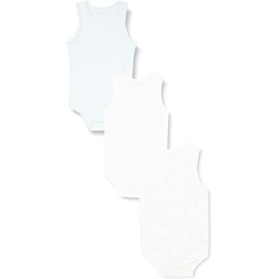 Care Baby Bodysuit (3-pack), Ljusblå, 62 cm Care Baby Bodysuit (3-pack), Ljusblå, 62 cm