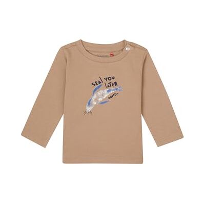 Noppies Baby pojkar pojkar t-shirt Grinestar långärmad t-shirt, Naturlig – N194, 68 cm Noppies Baby pojkar pojkar t-shirt Grinestar långärmad t-shirt, Naturlig – N194, 68 cm