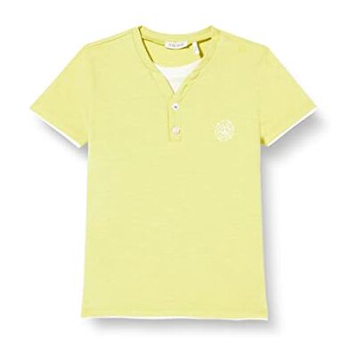 IKKS bebisar flickor Tee-shirt Trompe L'œil 2 En 1 Jaune/Vert Xu10101.70 T-tröja IKKS bebisar flickor Tee-shirt Trompe L'œil 2 En 1 Jaune/Vert Xu10101.70 T-tröja