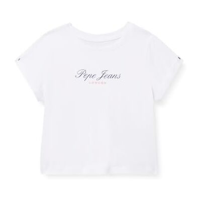 Pepe Jeans flicka Genesis t-shirt, vit (vit), 6 Pepe Jeans flicka Genesis t-shirt, vit (vit), 6