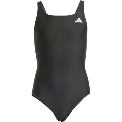 adidas flickor V-Back Swimsuit Kids Swimwear, Black, 11-12 Years adidas flickor V-Back Swimsuit Kids Swimwear, Black, 11-12 Years