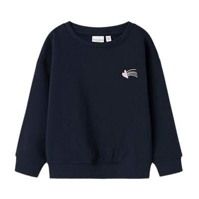 Name it mini flicka Nmfvallene Ls RLX Sweat Bru, Mörk safir, 92 Name it mini flicka Nmfvallene Ls RLX Sweat Bru, Mörk safir, 92