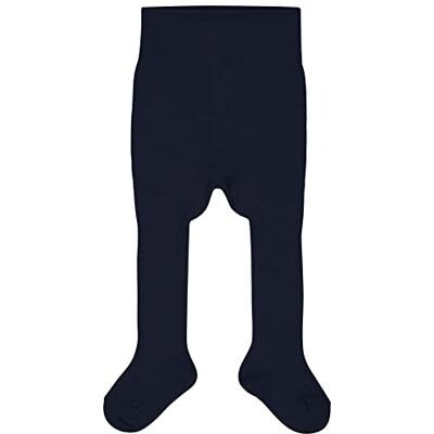 FALKE Unisex baby cosy ribbbomull kashmir babystrumpbyxor tjocka utan mönster enfärgade ribbade hållbara 1 st strumpbyxor, blå (Midnight 6098), 62–68 FALKE Unisex baby cosy ribbbomull kashmir babystrumpbyxor tjocka utan mönster enfärgade ribbade hållbara 1 st strumpbyxor, blå (Midnight 6098), 62–68