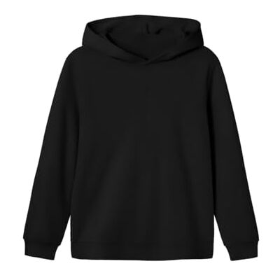 NAME IT Nlnnizu LS BRU Sweat W. Hood Noos sportbyxor unisex vuxen, svart, 15 años NAME IT Nlnnizu LS BRU Sweat W. Hood Noos sportbyxor unisex vuxen, svart, 15 años