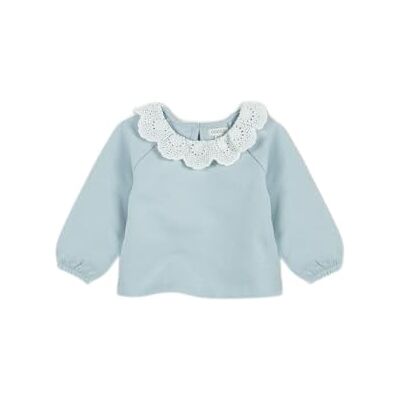 Gocco Baby pojkar broderade ränder på krage sweatshirt, havsgrön, 24-3 Jahre Gocco Baby pojkar broderade ränder på krage sweatshirt, havsgrön, 24-3 Jahre