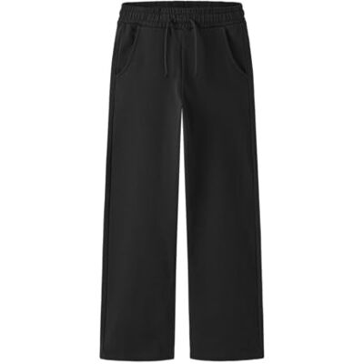 NAME IT Nkmtom Straight Sweat byxa Bru, svart, 134 NAME IT Nkmtom Straight Sweat byxa Bru, svart, 134