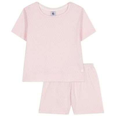 Petit Bateau Pyjacourt Unisex Barn, Rosenröd, 24 M�nader Petit Bateau Pyjacourt Unisex Barn, Rosenröd, 24 M�nader