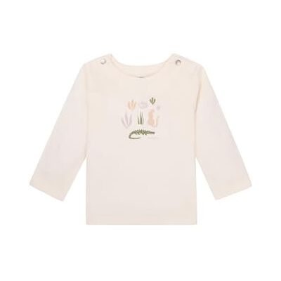 Noppies Unisex baby te omro långärmad t-shirt, Whisper White P198, 50 cm Noppies Unisex baby te omro långärmad t-shirt, Whisper White P198, 50 cm