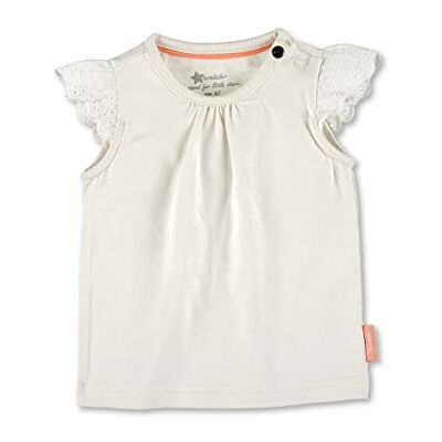 Sterntaler Baby, flickor, kortärmad spets-t-shirt, ecru, 56 cm Sterntaler Baby, flickor, kortärmad spets-t-shirt, ecru, 56 cm