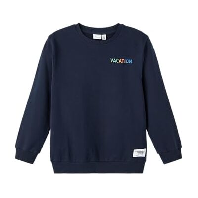 NAME IT Boy's NKMFASUNE LS Loose Sweat UNB tröja, mörk safir, 116, Mörk safir NAME IT Boy's NKMFASUNE LS Loose Sweat UNB tröja, mörk safir, 116, Mörk safir