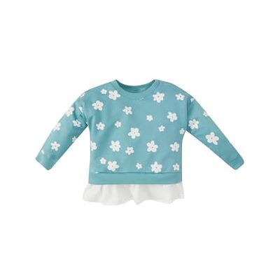 DeFacto Barntröja, söt långärmad babytröja bekväm babytröja, söt långärmad T-shirt för flickor, högkvalitativ barntröja, Volym: Grön, da 6 a 9 mesi DeFacto Barntröja, söt långärmad babytröja bekväm babytröja, söt långärmad T-shirt för flickor, högkvalitativ barntröja, Volym: Grön, da 6 a 9 mesi