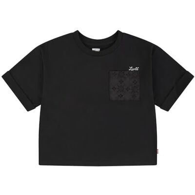 Levi's KT-Knit Top T-tröja Flicka, Svart, 14 år Levi's KT-Knit Top T-tröja Flicka, Svart, 14 år