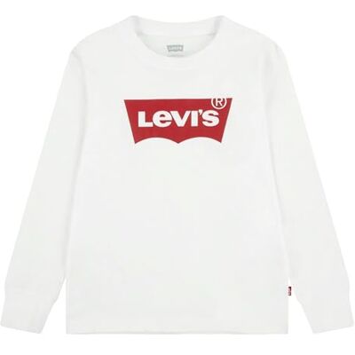Levi's pojkar långärmad fladdermusvinge t-shirt pojke, Vitt, 2 år Levi's pojkar långärmad fladdermusvinge t-shirt pojke, Vitt, 2 år