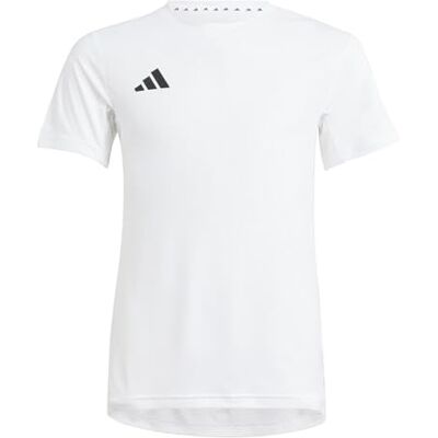 adidas unisex barn Adizero Team Kids Shirt, white/black, 5-6 Years adidas unisex barn Adizero Team Kids Shirt, white/black, 5-6 Years