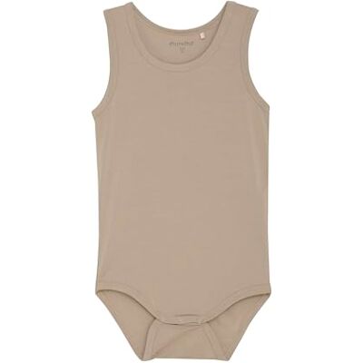 MINYMO unisex babybody utan ärmar MINYMO unisex babybody utan ärmar