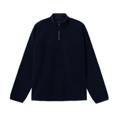 NAME IT Pojkar Nlmnooa Ls halv dragkedja fleece sweatshirt, Mörk safir, 158-164 NAME IT Pojkar Nlmnooa Ls halv dragkedja fleece sweatshirt, Mörk safir, 158-164