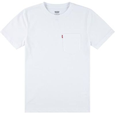 Levi's KT-Knit Top T-tröja Pojke, Glänsande vit, 3 år Levi's KT-Knit Top T-tröja Pojke, Glänsande vit, 3 år