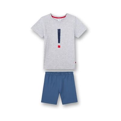 Sanetta Pojkar pyjamas kort grå pyjamasset, Ljusgrå melerad, 92 cm Sanetta Pojkar pyjamas kort grå pyjamasset, Ljusgrå melerad, 92 cm