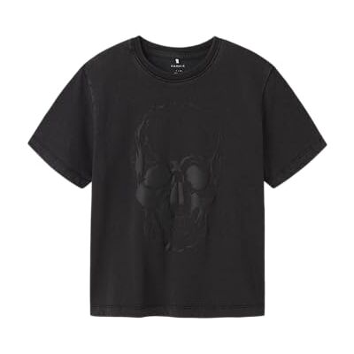 NAME IT pojkar Nkmlayton Ss Nreg Top, svart, 134-140 NAME IT pojkar Nkmlayton Ss Nreg Top, svart, 134-140