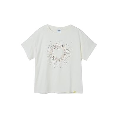 Desigual Ts_Casey T-shirt för flickor, Vit, 8 år Desigual Ts_Casey T-shirt för flickor, Vit, 8 år