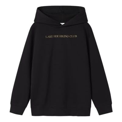 NAME IT Pojkens Nkmosian Ls Nreg Sweat Wh Bru Box, svart, 146-152, Svart, 146-152 NAME IT Pojkens Nkmosian Ls Nreg Sweat Wh Bru Box, svart, 146-152, Svart, 146-152