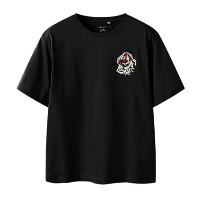 NAME IT Namn IT Nkmsato Ss Nreg Top, svart, 134-140 NAME IT Namn IT Nkmsato Ss Nreg Top, svart, 134-140