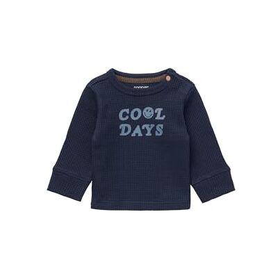 Noppies Baby Baby pojkar Tee Jerslev långärmad t-shirt, svart iris-P554, 56 Noppies Baby Baby pojkar Tee Jerslev långärmad t-shirt, svart iris-P554, 56