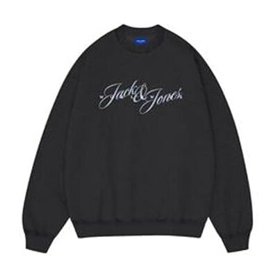 JACK & JONES JUNIOR Jorinwood sweat crew neck FST Jnr, svart, 164 JACK & JONES JUNIOR Jorinwood sweat crew neck FST Jnr, svart, 164