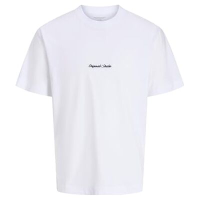 JACK & JONES Jornorrebro Emb Tee Ss Cn Noos Jnr, ljus vit, 14 år, Kritvit, 164 JACK & JONES Jornorrebro Emb Tee Ss Cn Noos Jnr, ljus vit, 14 år, Kritvit, 164