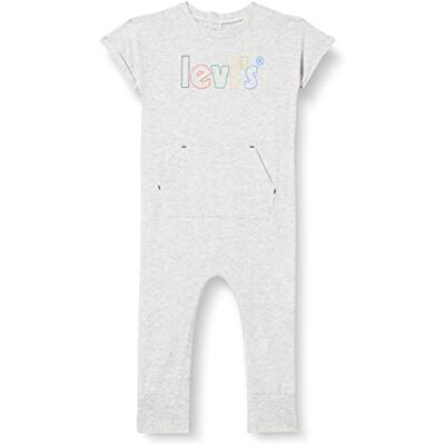 Levi's Kids Baby pojkar LVN kortärmad affisch Lg Cvr overall, Ljusgrå ljung, 18 månader Levi's Kids Baby pojkar LVN kortärmad affisch Lg Cvr overall, Ljusgrå ljung, 18 månader