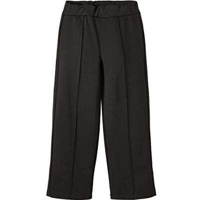 NAME IT Flickor Nkfidalina Wide Pant Noos byxor, svart, 128 NAME IT Flickor Nkfidalina Wide Pant Noos byxor, svart, 128